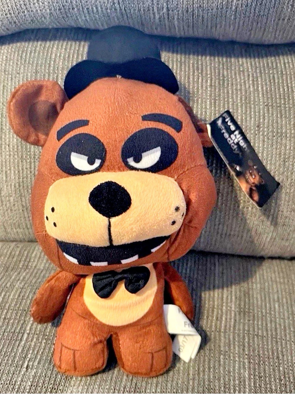 Five Nights at Freddy's Freddy Fazbear Plush Toy NWT Brown & Black 12in 2016